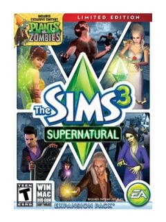 The Sims 3 Supernatural (Mac and Windows, 2012) NEW SEALED