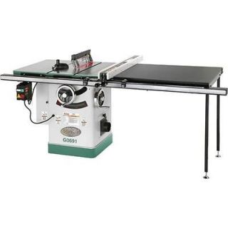 G0691 10 3HP Cabinet Table Saw w/ Long Rails & Riving Knife
