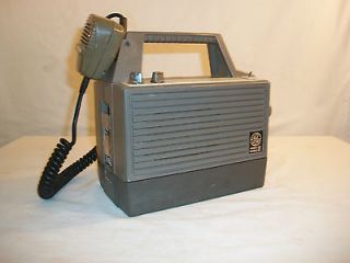 Vintage General Electric Porta Mobile 2 Army Radio Transistor Walkie 