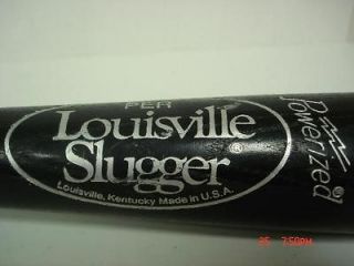 louisville slugger powerized wood black baseball bat  