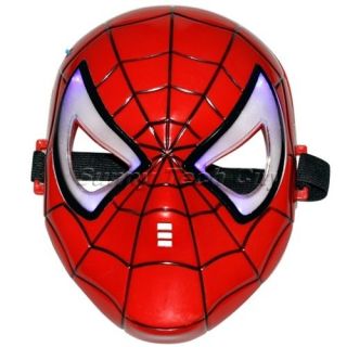   Man Mask with Light Kid Mask Halloween Costume Party Character Toy