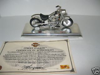Maisto Harley Davidson Motorcycle Street Stalker 118 Scale 1999 Die 