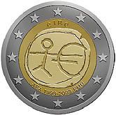 10th anniversary malta 2 euro 2009 commemorative coin from malta