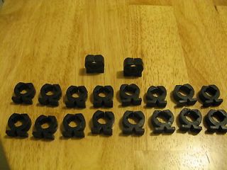 16 Oversized replacement rubber fishing rod tip holders rack clips w 