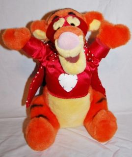 Disney Winnie the Pooh Plush Super Hero Tigger Plush Valentines Day 