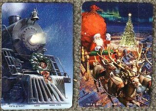 Polar Express Swap Cards/Trading Cards.Christma​s Tree,Deer,Sant 