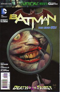 Batman #13 Greg Capullo Variant Death of the Family New 52 Joker
