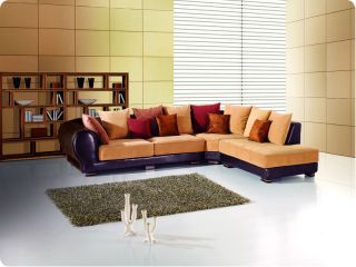 traditional fabric and leathe sectional sofa chaise set more options
