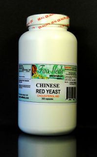 Chinese Red Yeast Rice 1200mg, High Quality, Made in USA   300 