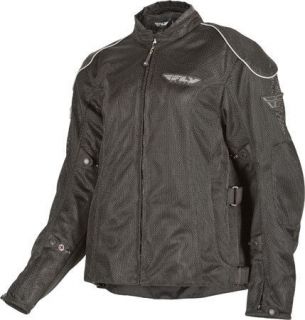 fly women s cool pro mesh motorcycle jacket black large