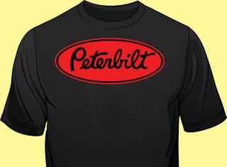 Classic T Shirt, Vintage Peterbilt Truck, Black, XL, more sizes