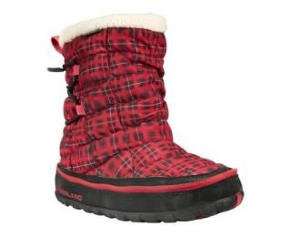 TIMBERLAND Womens Earthkeepers Radler Trail Camp Mid Plaid Boots Red 