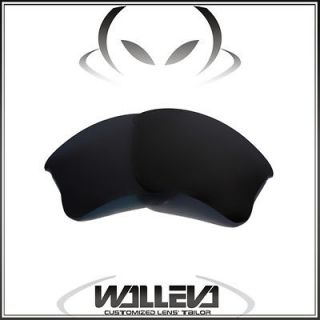   Black Replacement Lenses For Oakley Flak Jacket XLJ Sunglasses