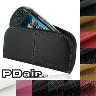 pdair leather zx1 zipped case for sony ps vita from