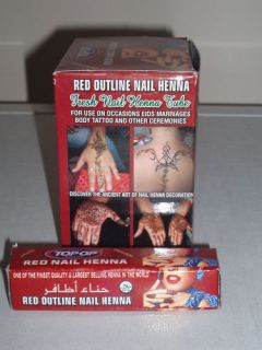 top op original red herbal outline nail henna 6g  2 75 buy 