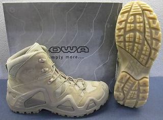 lowa mens zephyr desert mid boots 310535 0410 beige size 10