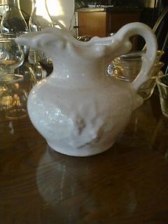 mccoy pitcher speckled off white excellent condition 