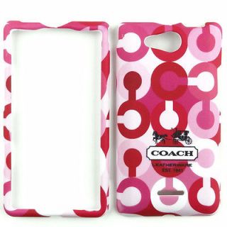 PINK ZO8 PHONE FACEPLATE CASE COVER FOR VERIZON LG LUCID VS840