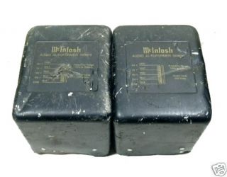 2x matched mcintosh audio autoformer transformers from hong kong time