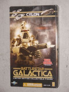 Battlestar Galactica 12 Gold Cylon Commander Doll Action Figure 