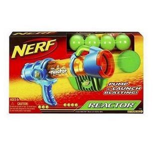 NERF Pump and Launch REACTOR ~ NEW ~ FREE US Shipping ~ Gun Shoots 
