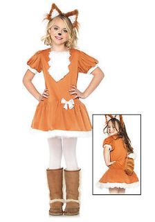 girls feisty fox costume more options size one day shipping