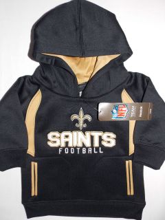 NWT boys girls New Orleans Saints hoodie sweatshirt jacket size 6 9 