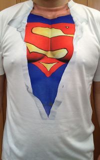   Joke T Shirt   Blokes Funny Super Hero Comic Tee   Man Size S to 3XL