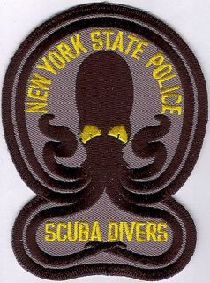 New York State Police Scuba Divers Patch NYPD BRAND NEW  