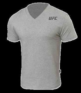 ufc mens method v neck premium t shirt new gray