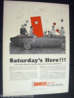 Amweld Metal Doors & Frames of Niles OH 1965 Vintage Print Ad