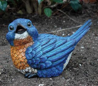 Garden Statue Michael Carr Blue Bird Chirper Garden Décor