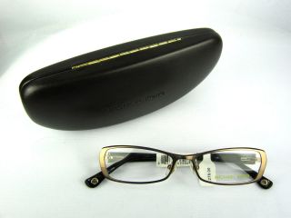 michael kors mk305 210 brown eyeglasses authentic new