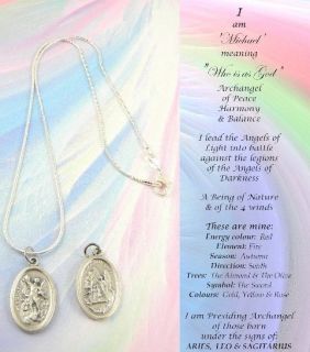 archangel michael pendant and 925 silver chain from australia returns