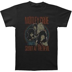 MOTLEY CRUE Shout 83 Photo S M L XL tee t Reissue Shirt NEW