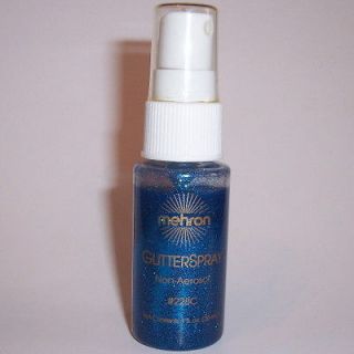   Glitter Spray Body Hair Mehron Colored Makeup Make Up Pump Bottle