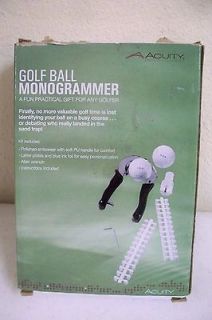 acuity golf ball monogrammer  16 97 buy