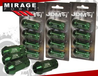 16PIECE FORGED WHEEL LUG NUTS GREEN ALL FORD M12x1.75MM (Fits Mustang 