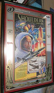 Tribute to African Americans in Space & Aviation Bar Mirror sign 