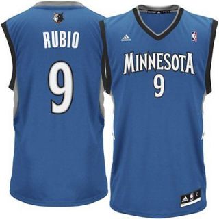 Ricky Rubio Jersey YOUTH Minnesota Timberwolves by Adidas NWT