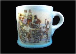 vintage german shaving mug gypsy family occupational 