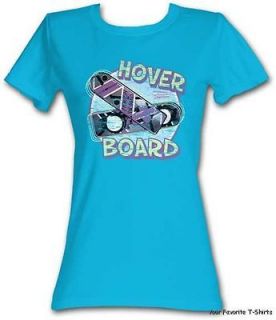   Back To The Future Hover Board Junior Lightweight Tee Shirt S XL
