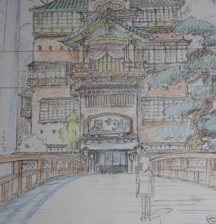 Replica Layout for CEL Spirited Away Ghibli Exhibition LTD Item 