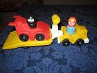 Fisher Price Little People Play Family Truck rig Race c