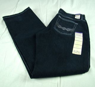 Womens Wrangler Western Q BABY Mid Rise Boot Cut Jeans Size 13/14 x 30