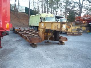 50 ton rogers low boy trailer detachable rgn equipment  