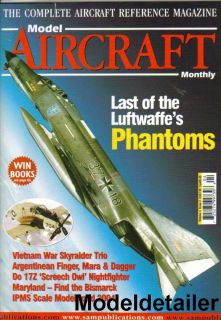 Model Aircraft Monthly V.4 N.2 Luftwaffe Phantom Skyraider Mirage 