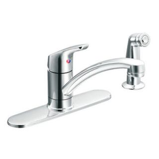 CFG Baystone 42513 Single Lever Handle Kitchen Faucet with Side Spray 