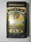 MONARCH SMALL,DATED 1923,HINGED ANTIQUE TIN,REID,MURDOC​