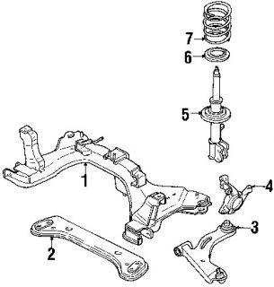 Engine Susp Crossmember Mariner Escape 2.3 2.5 3.0 (Fits 2008 Escape)